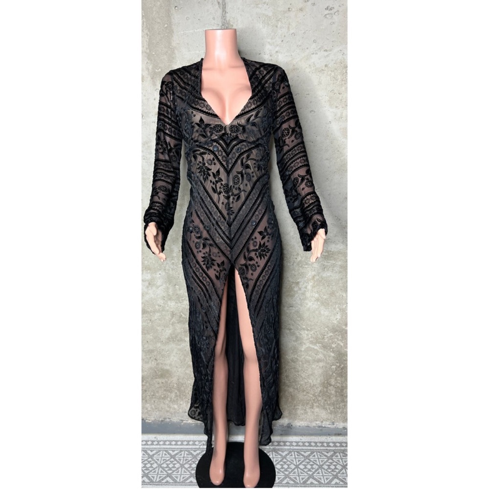 For Love and Lemons J'adore Maxi Black Dress
Sz. Medium